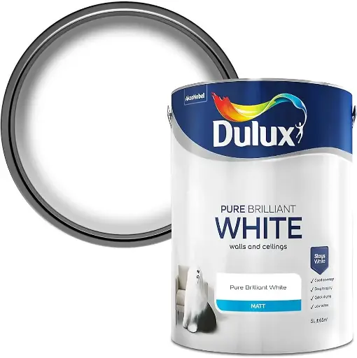 乳膠牆漆 （5L – Matte White）)