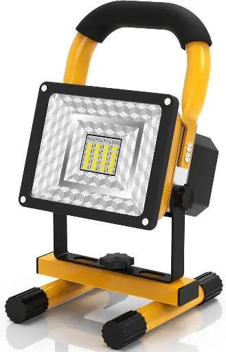 帶支架的 LED 工作燈 （20W， 可充電)